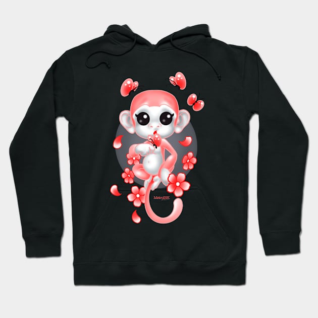 Dear Monkey Shines Hoodie by MetroInk